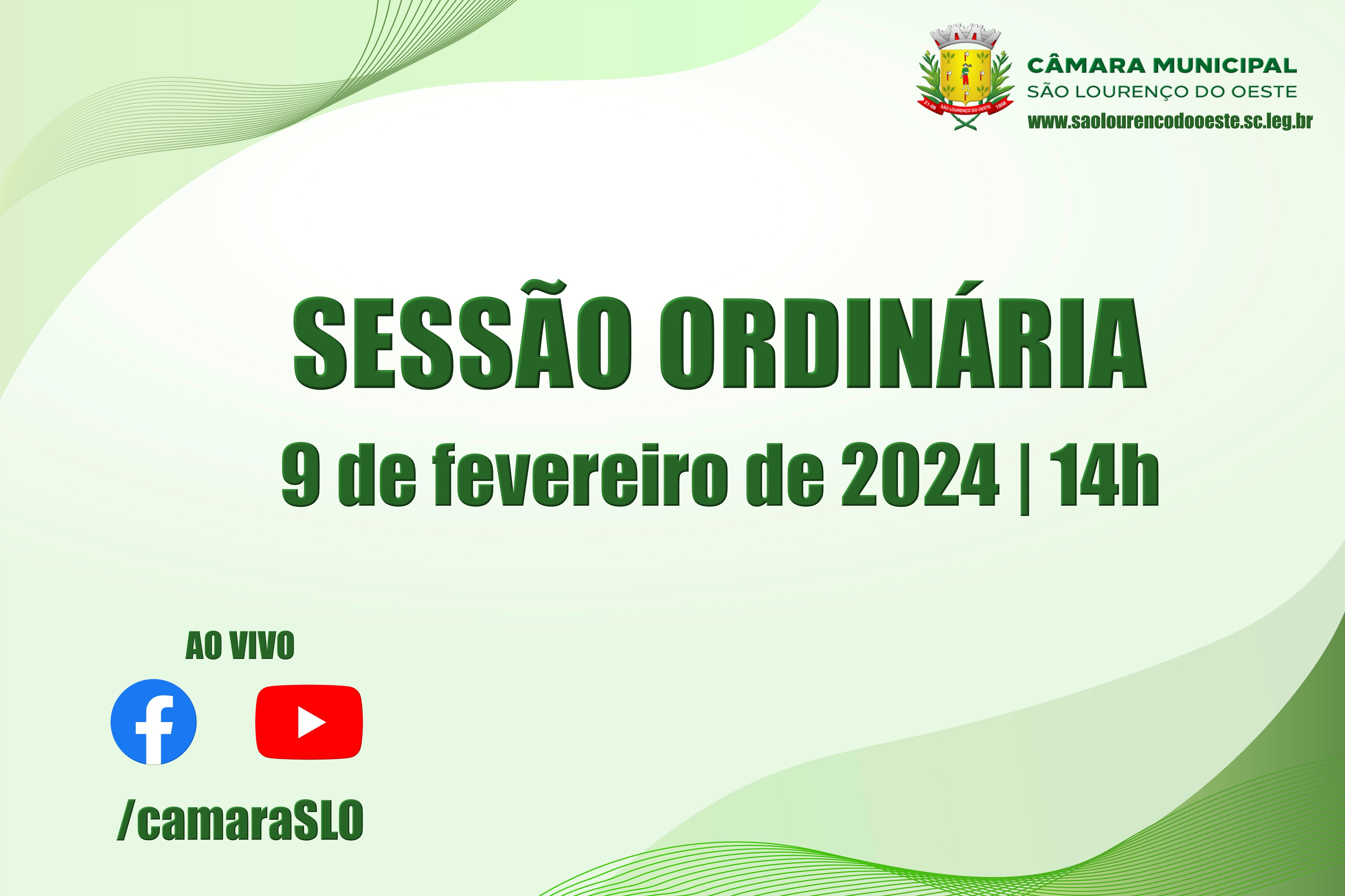 Câmara Municipal realizará primeira sessão ordinária em nova data e novo horário