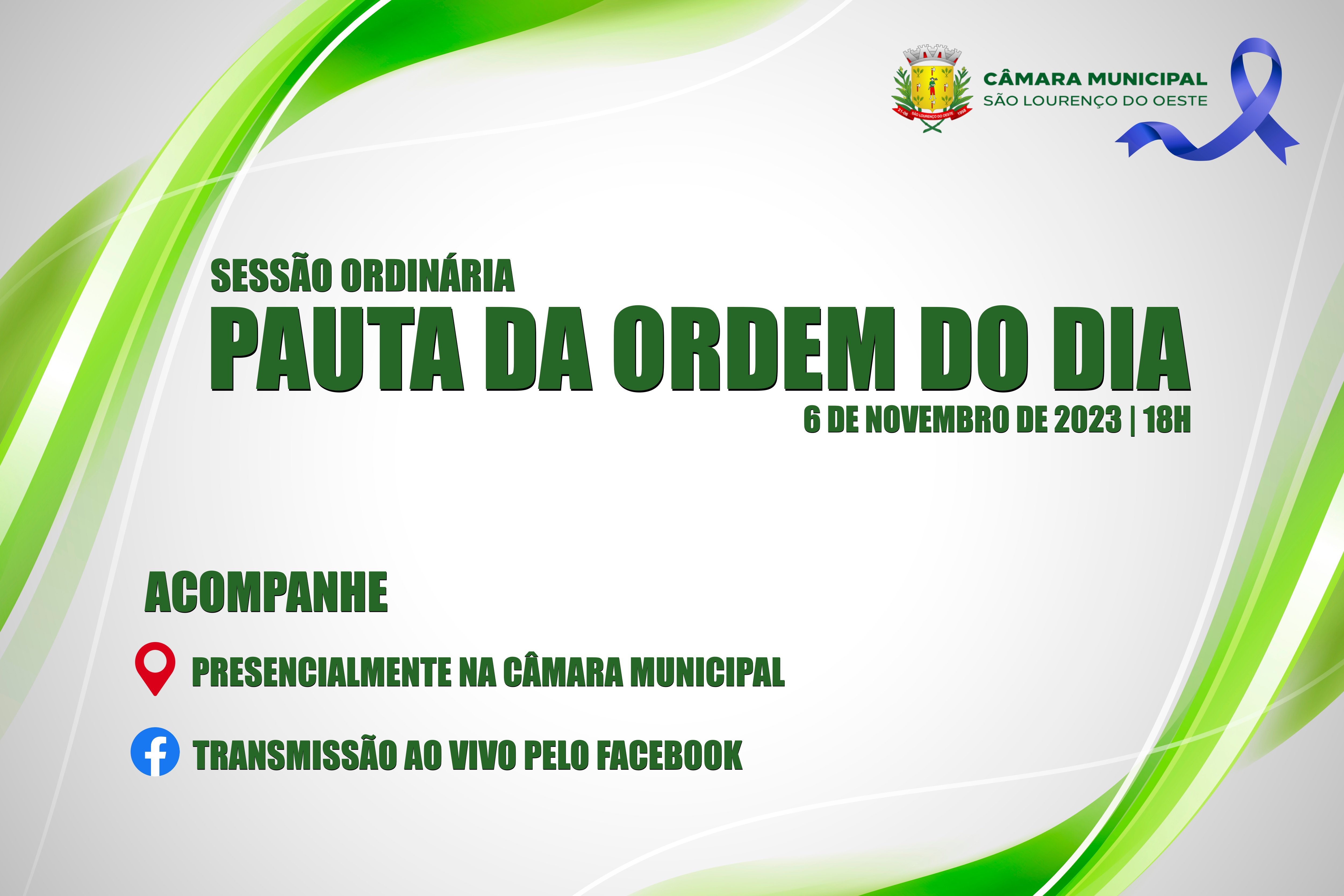 Saiba o que será analisado pelos vereadores na próxima segunda-feira 