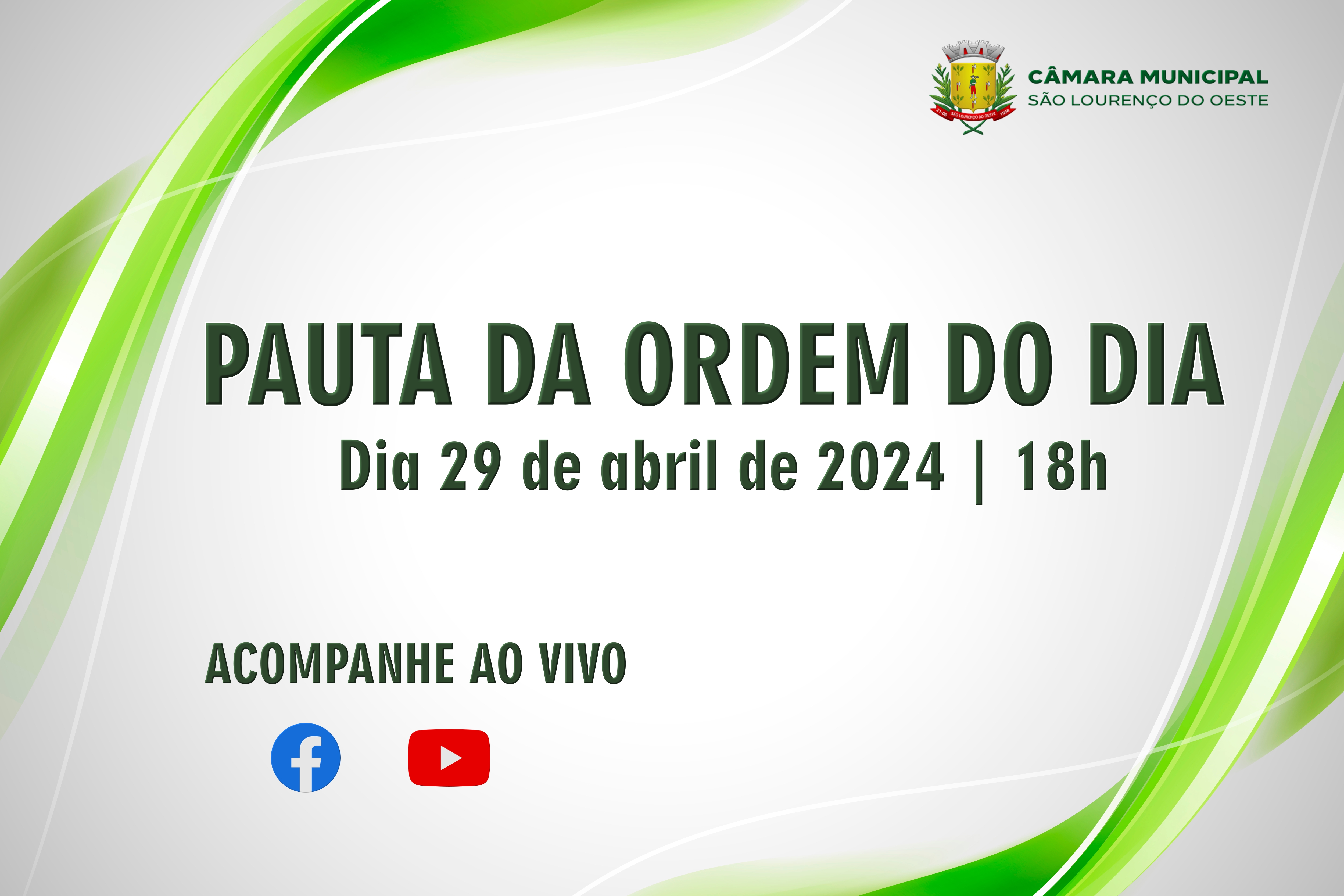 Saiba o que será analisado pelos vereadores na próxima segunda-feira 