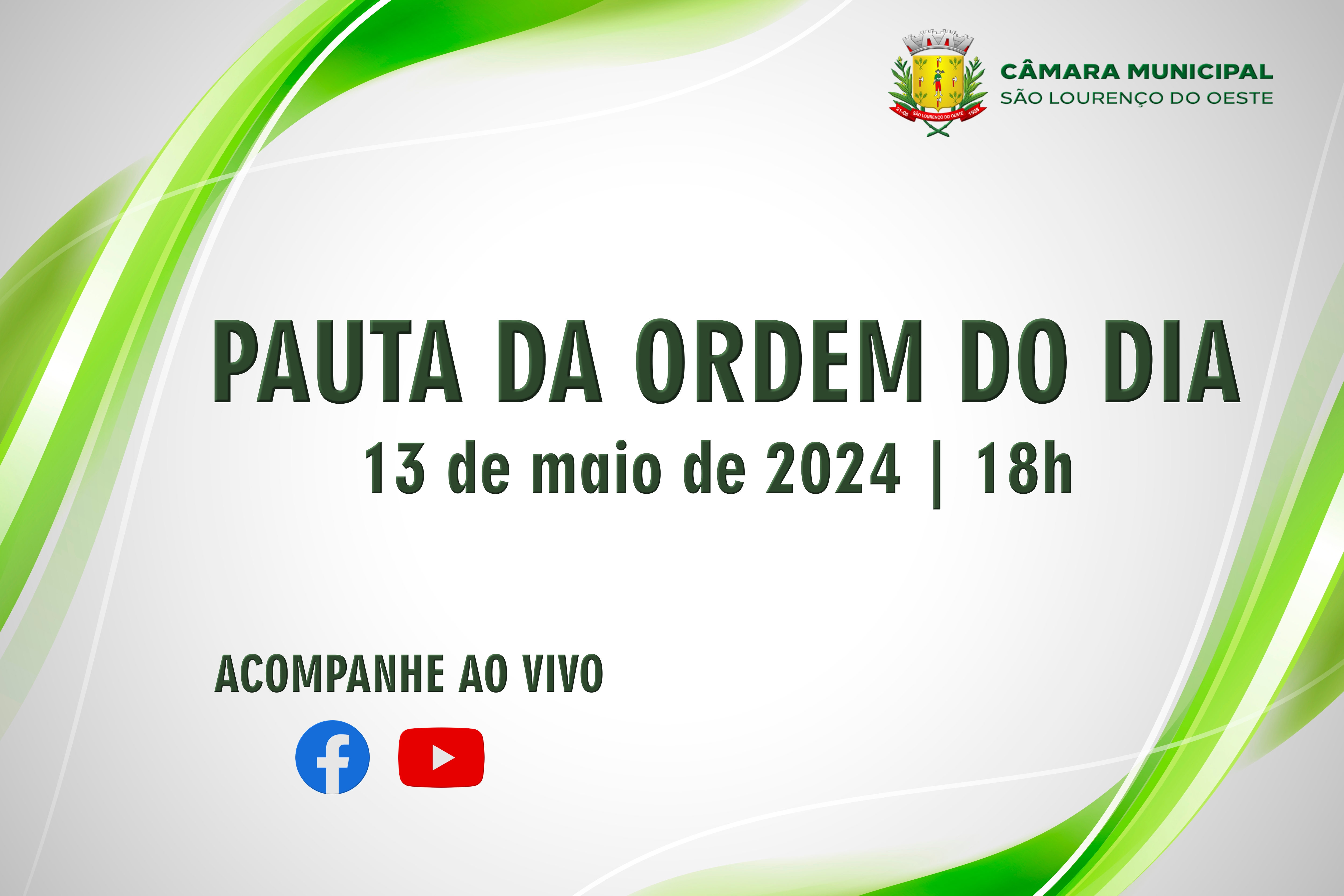 Saiba o que será analisado pelos vereadores na próxima segunda-feira 