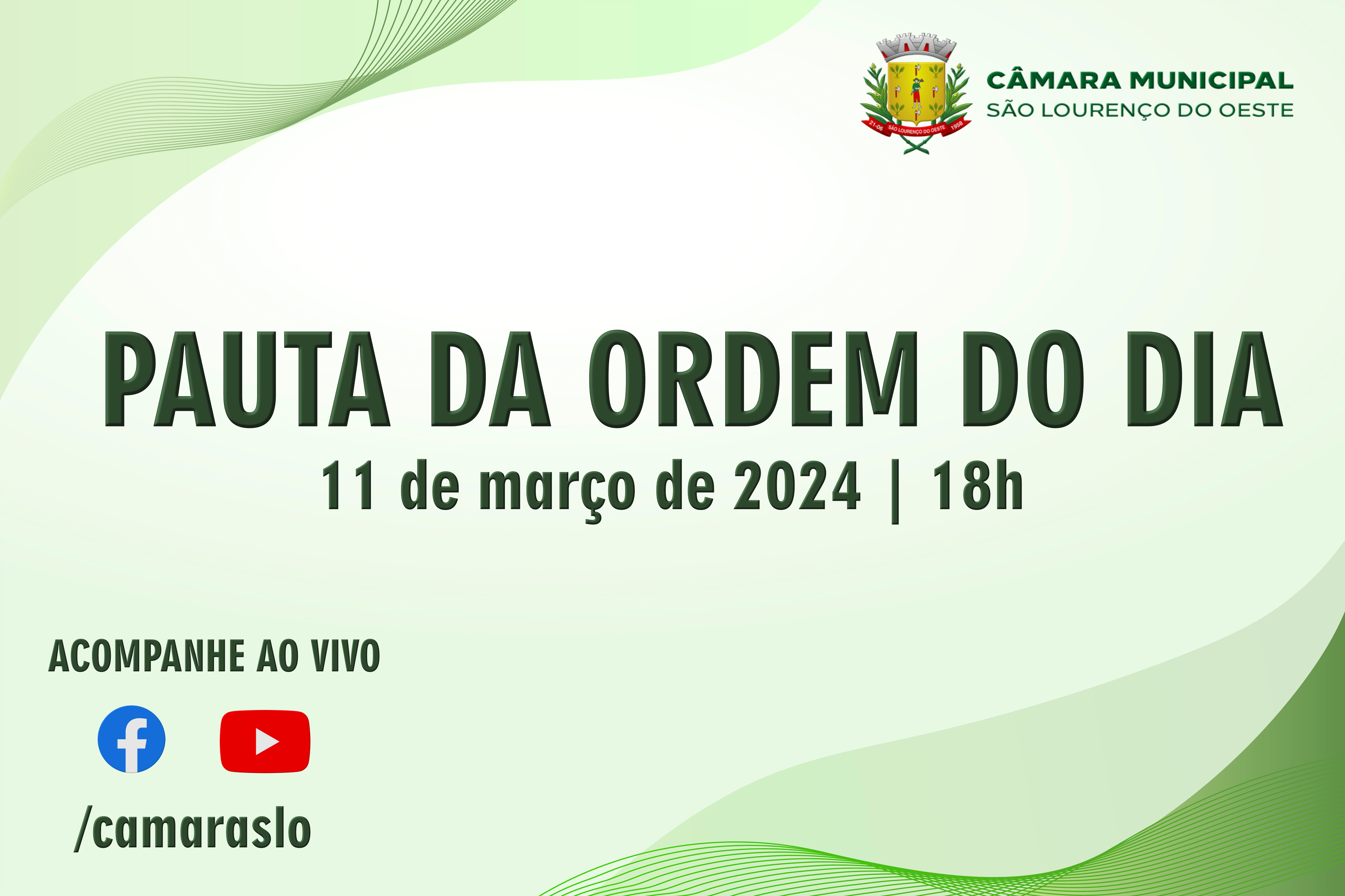 Saiba o que será votado pelos vereadores na próxima segunda-feira